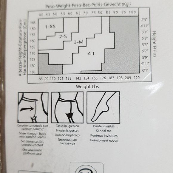 Philippe Matignon INFINI Tights Size 4-L - Picture 2 of 4